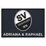 Fußmatte SVS-FANMATTE - Design "Logo mit Name" - personalisierbar | Anthrazit/Weiß