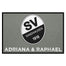Fußmatte SVS-FANMATTE - Design "Logo mit Name" - personalisierbar | Nebel/Weiß