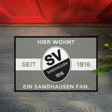 SVS FANMATTE - Hier wohnt ein Sandhausen Fan | Nebel/Weiß