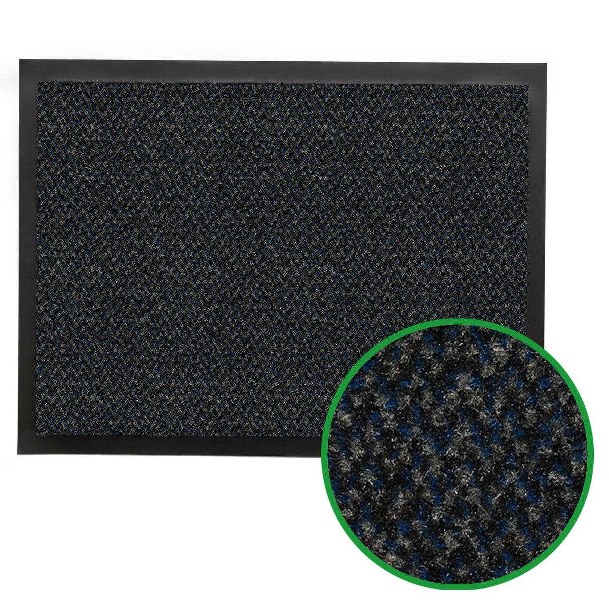 Fußmatte für Industrie und Gewerbe - mit Brandschutzklasse | Blau