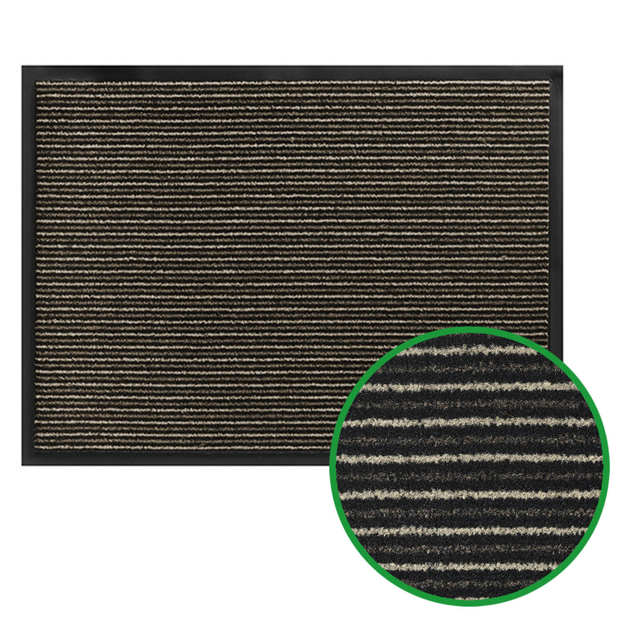 Schmutzmatte gestreift - Moderne Matte mit Streifen