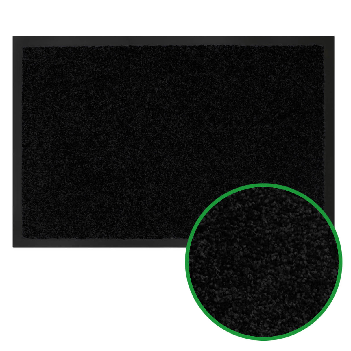 Schmutzfang Teppich Eingangsbereich | Schwarz