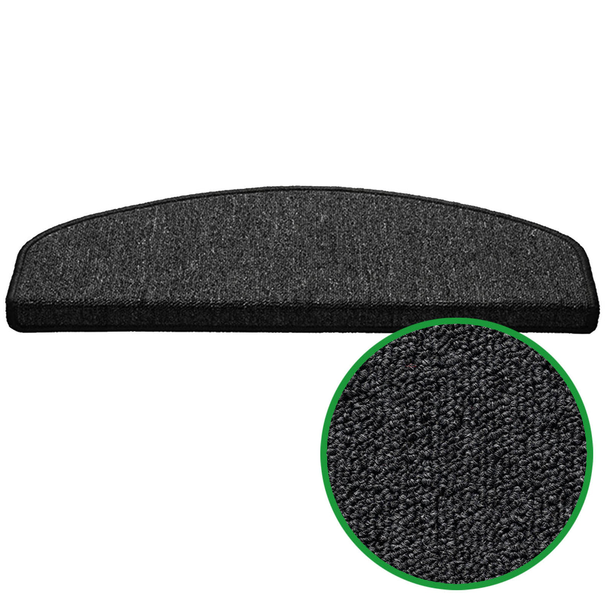 Stufenmatten GRANT - Viele Farben - 65x25cm - Halbrund | Anthrazit