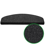 Stufenmatten GRANT - Viele Farben - 65x25cm - Halbrund | Anthrazit