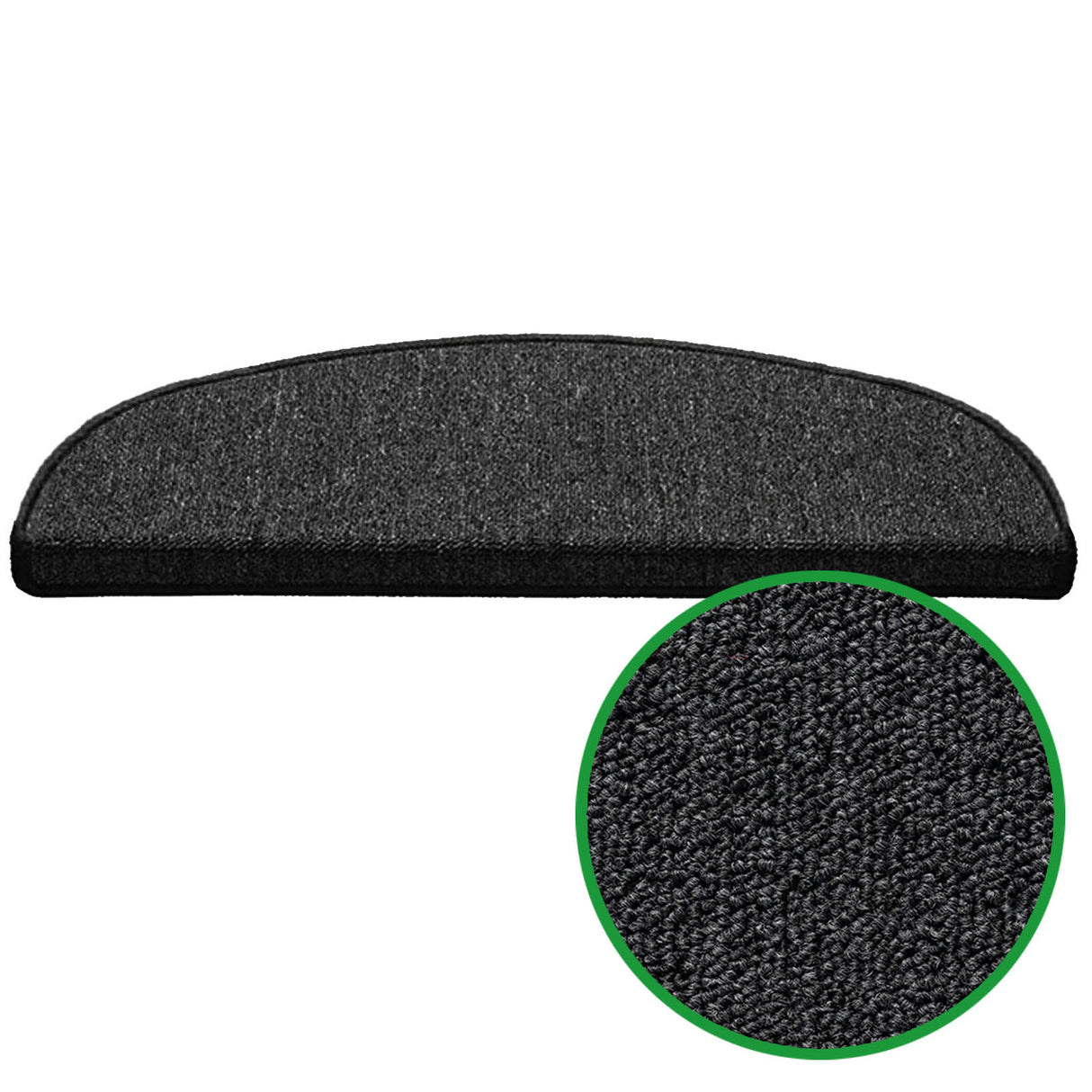 Stufenmatten GRANT - Viele Farben - 65x25cm - Halbrund | Anthrazit