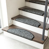 Stufenmatten Liam - 25x65 cm - Halbrund | Anthrazit