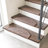 Stufenmatten Liam - 25x65 cm - Halbrund | Braun