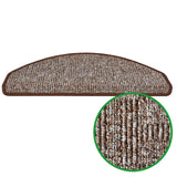 Stufenmatten Liam - 25x65 cm - Halbrund | Creme