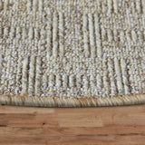 Stufenmatten Liam - 25x65 cm - Halbrund | Creme