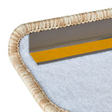 Stufenmatten Liam - 25x65 cm - Halbrund | Creme