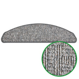Stufenmatten Liam - 25x65 cm - Halbrund | Grau