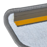 Stufenmatten Liam - 25x65 cm - Halbrund | Grau