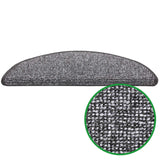 Treppenstufenbelag SEAN - Schlingenflor - Halbrund | Anthrazit