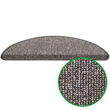 Treppenstufenbelag SEAN - Schlingenflor - Halbrund | Braun