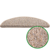 Treppenstufenbelag SEAN - Schlingenflor - Halbrund | Sand