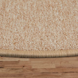 Stufenmatten Flachgewebe - 65x23,5 cm - Halbrund | Beige