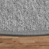 Stufenmatten Flachgewebe - 65x23,5 cm - Halbrund | Grau