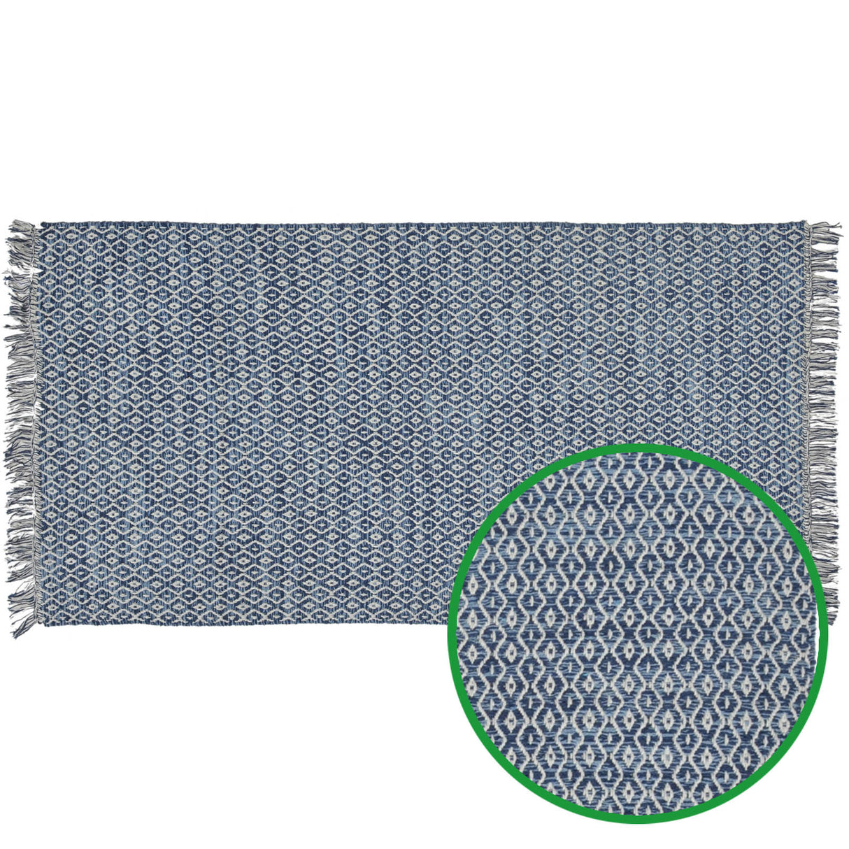 Teppich ANDA - blau