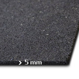 Tapis pour appareils de fitness - caoutchouc - 5 mm d'épaisseur