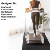Tapis pour appareils de fitness - caoutchouc - 5 mm d'épaisseur