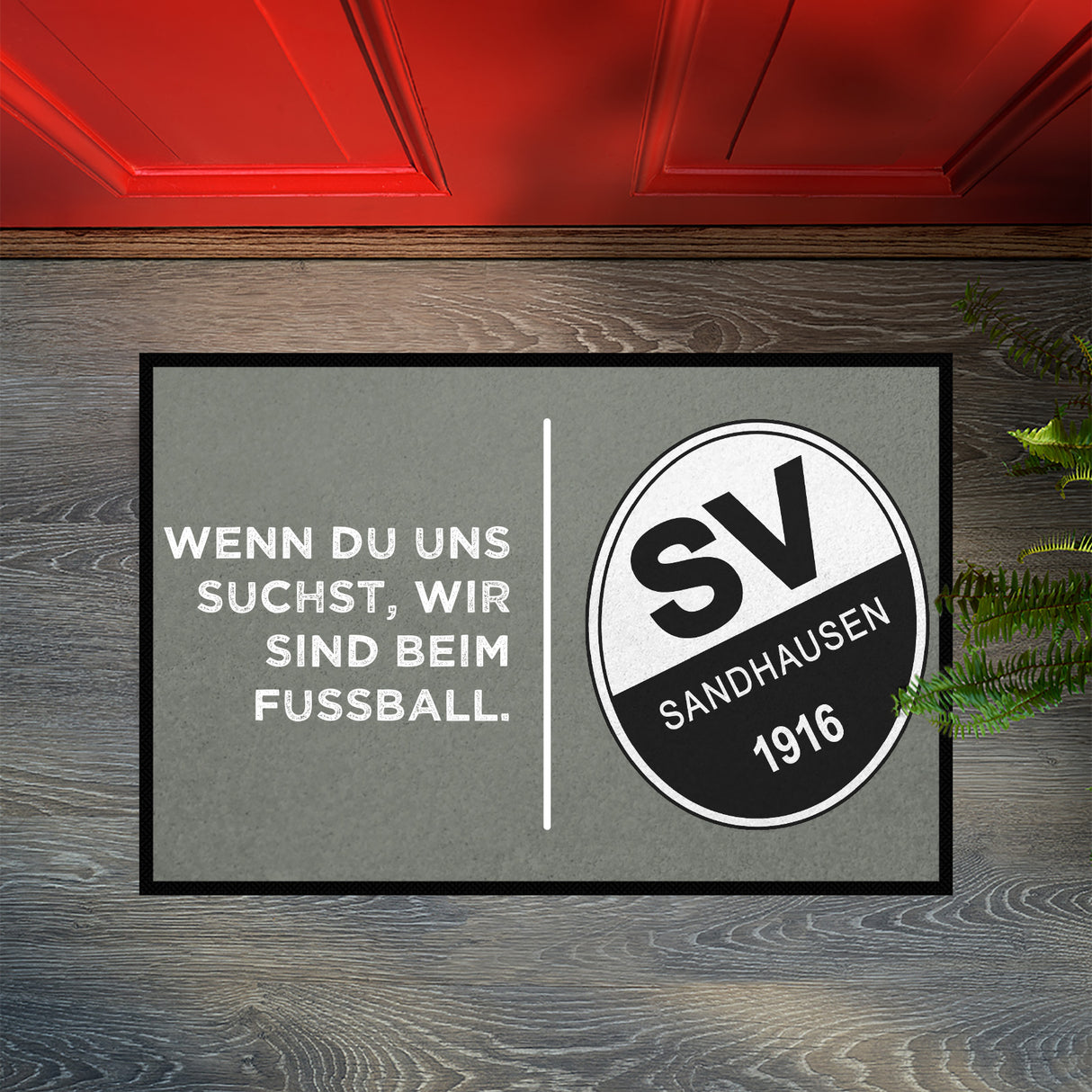 SVS FANMATTE - Wir sind beim Fußball | Nebel/Weiß