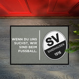 SVS FANMATTE - Wir sind beim Fußball | Nebel/Weiß