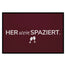 Paillasson HOME STYLE - Motif « Ses promenades autour d'un verre de vin »