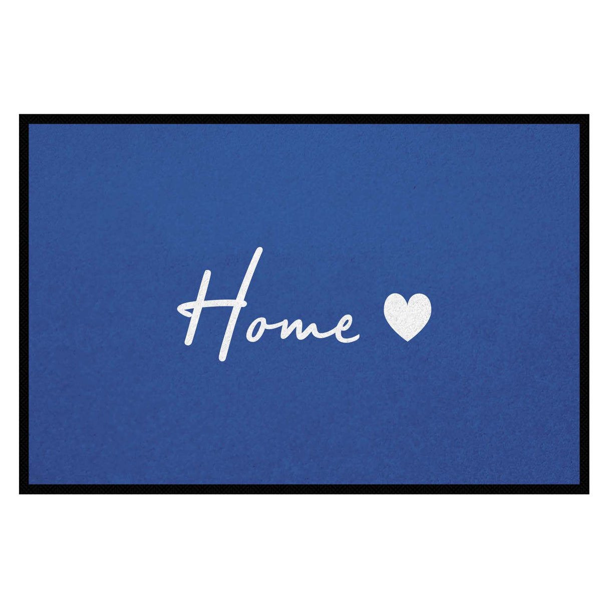Fußmatte HOME STYLE - Design Home ♡ | Mittelblau/Weiß